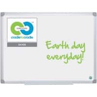 Office Depot Wandmontage Magnetisch Whiteboard Emaille Earth-It 90 x 60 cm