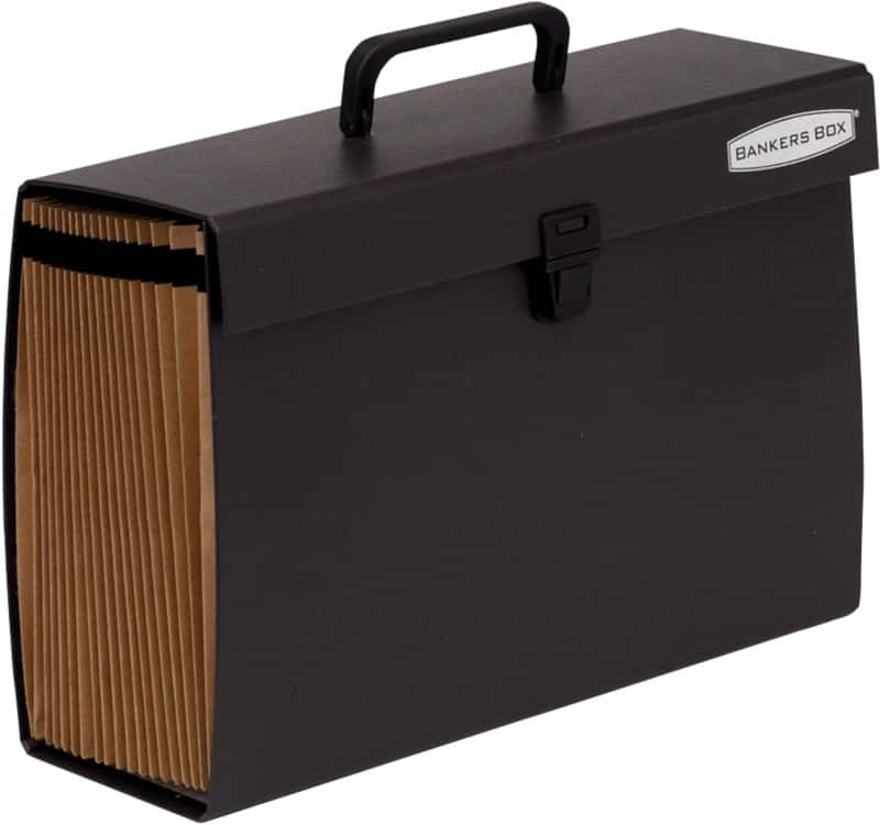 Fellowes Sorteerkoffer 9352101 A4 Zwart Papier, Vezelplaat, Plastic 21 vakken