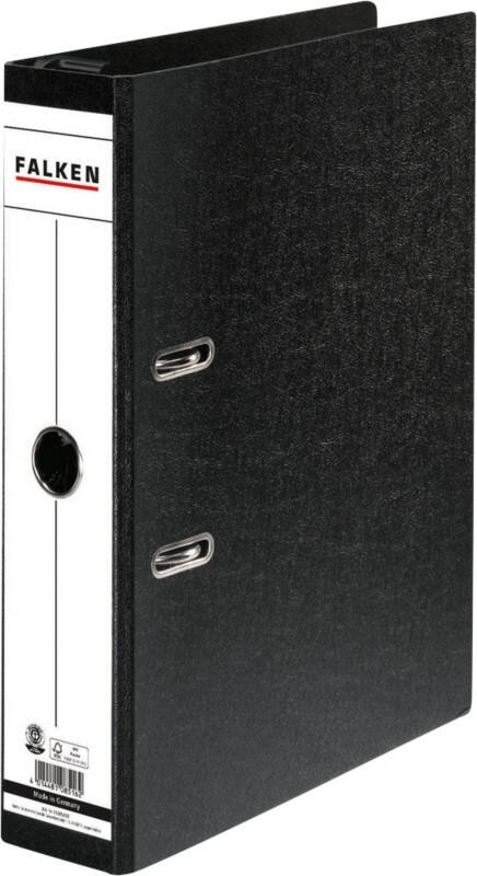 Falken Breed Ordner A4 70 mm Zwart 2 Ringen S 70 Hard karton Gerecycled