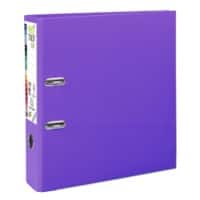 Exacompta PremTouch Ordner A4 Maxi 80 mm Donkerpaars 2 ringen Karton, PP (Polypropeen) Staand