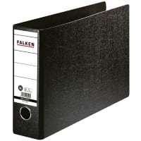 Falken Breed Ordner A4 80 mm Zwart 2 Ringen 11285947F Karton, PP (Polypropeen) Liggend Gerecycled