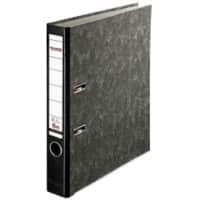 Falken Smal Ordner A4 50 mm Zwart 2 Ringen 11286549 Karton, PP (Polypropeen) Wolkenmarmer