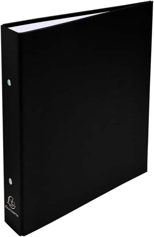 Exacompta 25 mm Tabblad PP (polypropeen) A5 2 Ringen Zwart