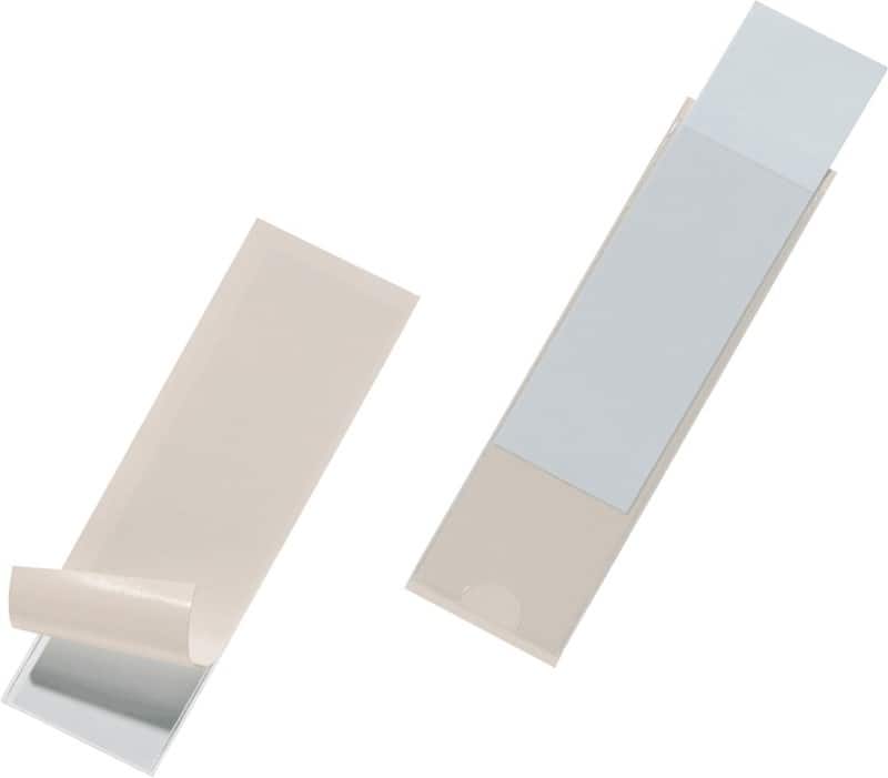DURABLE Zelfklevende etikettenhouder Pocketfix Transparant PP 30 x 100 mm 10 stuks