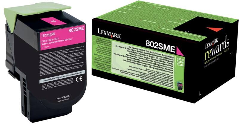 Lexmark Origineel Tonercartridge 80C2SME Magenta