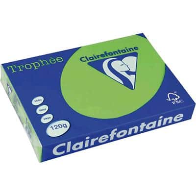 Clairefontaine Trophée A4 Gekleurd papier Muntgroen 120 g/m² Mat 250 Vellen