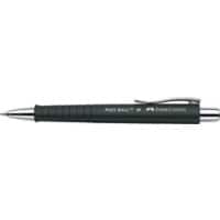 Faber-Castell Poly Ball Met drukknop Balpen Blauw 0,4 mm Medium Navulbaar