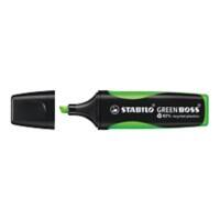 STABILO Green Boss Marker Groen Medium Beitelpunt 2 - 5 mm Navulbaar