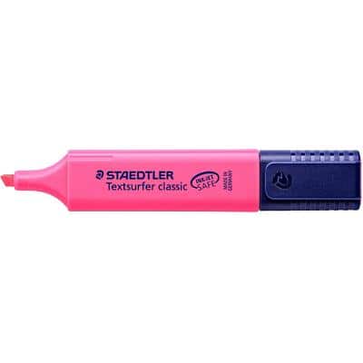 STAEDTLER Textsurfer classic 364-23 Tekstmarker Roze Medium Beitelpunt 1-5 mm Navulbaar