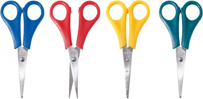 WEDO Geschikt voor linkshandigen Schaar 130 mm