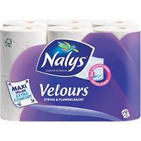 Nalys Toiletpapier Velours maxi sheet 3-laags 12 Rollen à 130 Vellen