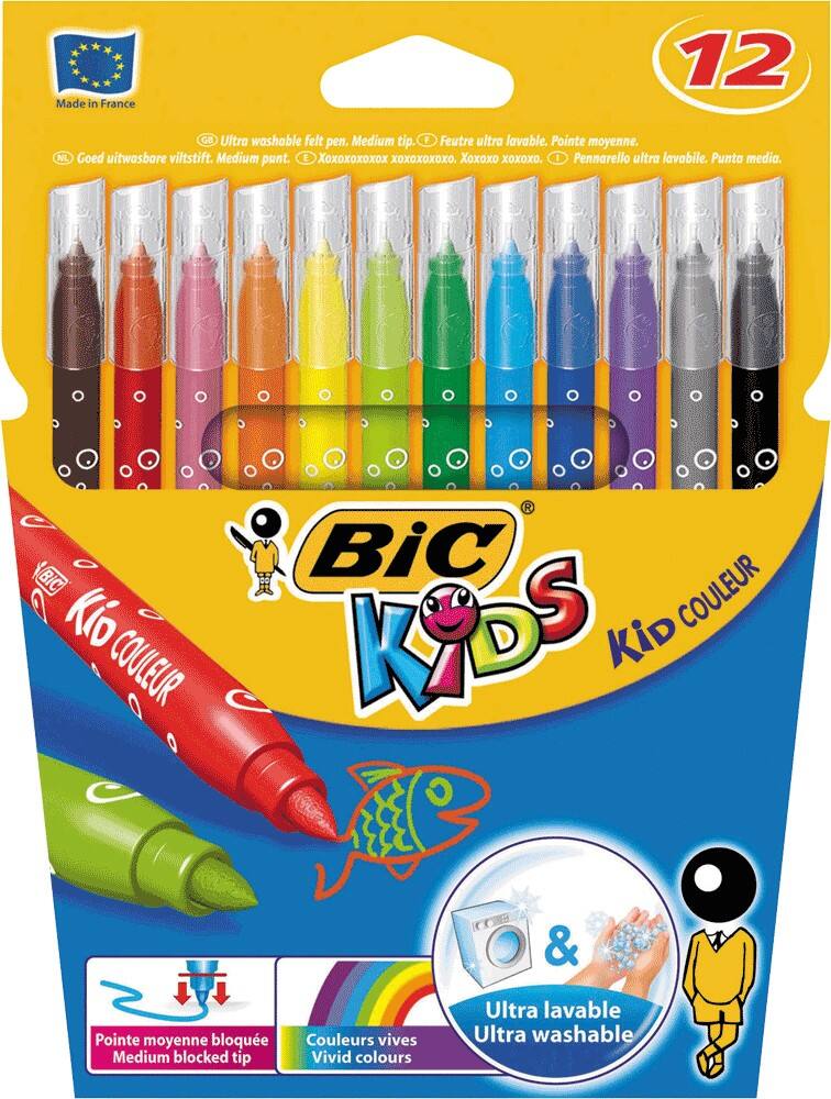 BIC Kid Couleur Viltstiften 0.8 mm 12 Stuks