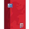 OXFORD Schrijfblok A4+ Geruit Spiraal gebonden Gelamineerd karton Rood Geperforeerd 160 Pagina's
