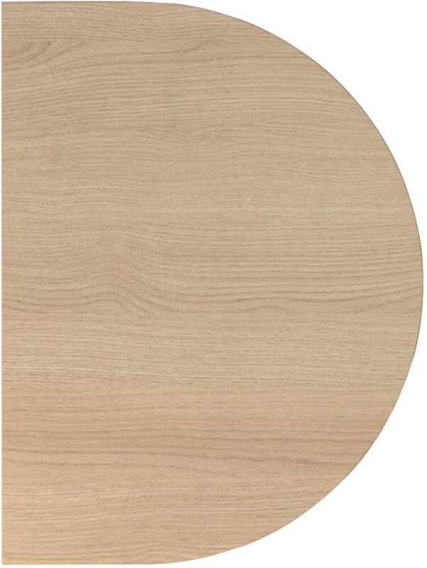 Hammerbacher Uitbreidings paneel bureau VLA60 Ahorn, wit 600 mm