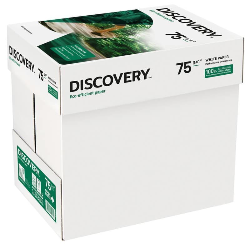 Discovery Eco-efficient A4 Kopieerpapier Wit 75 g/m² Glad 2500 Vellen