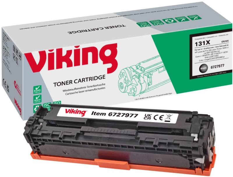Viking 131X compatibele HP tonercartridge CF210X zwart