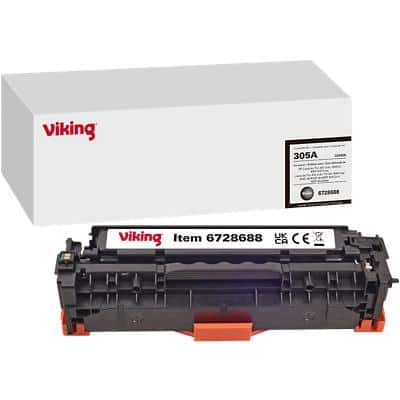 Compatibel Viking HP 305A Tonercartridge CE410A Zwart