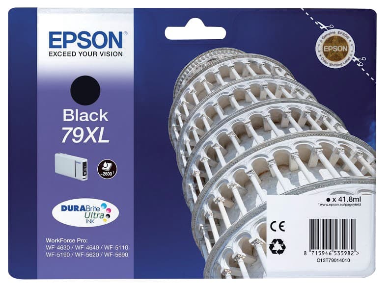 Epson 79XL Origineel Inktcartridge C13T79014010 Zwart
