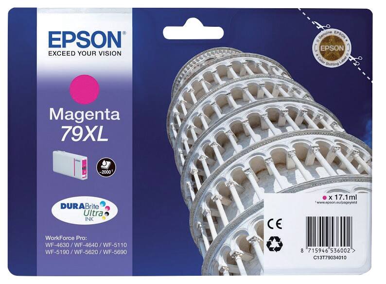 Epson 79XL Origineel Inktcartridge C13T79034010 Magenta