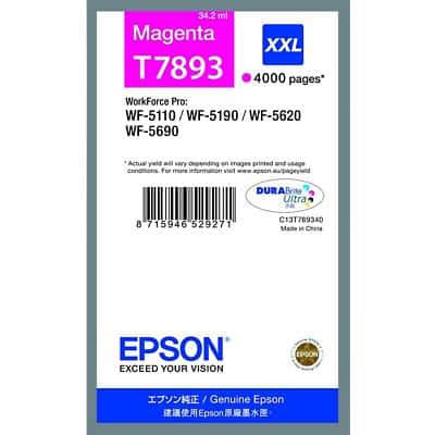 Epson T7893 Origineel Inktcartridge C13T789340 Magenta