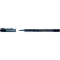Faber-Castell BROADPEN Fineliner 0,8 mm Naaldpunt Zwart 1554