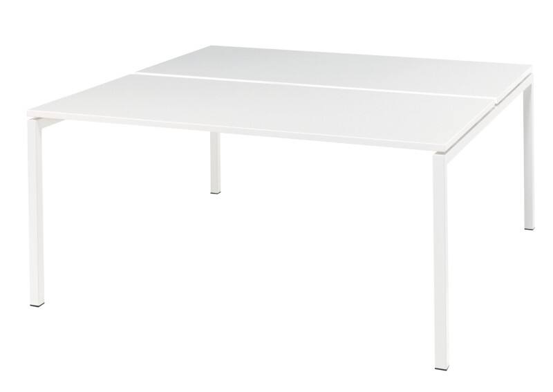 Bisley Bureautafel Quattro desk basic Wit 1.600 x 1.640 x 740 mm fh