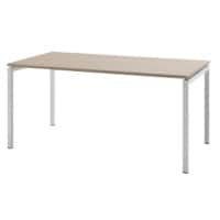 Bisley Bureau Quattro desk basic Bruin 1.600 x 800 x 80 mm Eiken fh