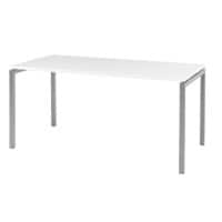 Bisley Quattro Basic Bureau Wit 1.800 (B) x 800 (D) x 740 (H) mm Melamine, Staal