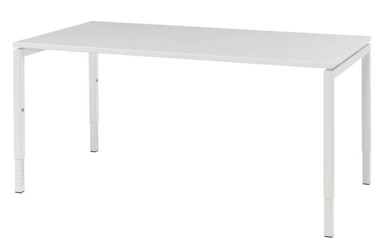 Bisley Quattro Basic Bureau Wit 1.600 (B) x 800 (D) x 850 (H) mm Melamine, Staal  