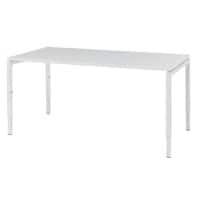 Bisley Quattro Basic Bureau Wit 1.600 (B) x 800 (D) x 850 (H) mm Melamine, Staal  