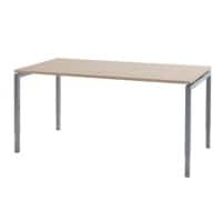 Bisley Quattro Basic Bureau Eiken 1.800 (B) x 800 (D) x 850 (H) mm Melamine, Staal  