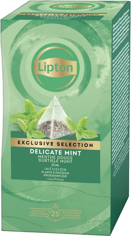Lipton Groene thee Munt 25 Stuks à 1,5 g