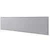 Bisley Scheidingswand Quattro desk basic Lichtgrijs Zilver 1.800 x 350 mm