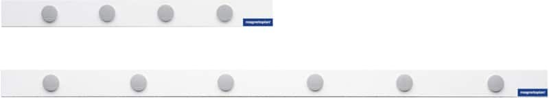 magnetoplan Magnetowands Metalen richel 100 (B) x 0,05 (D) x 5 (H) cm Wit