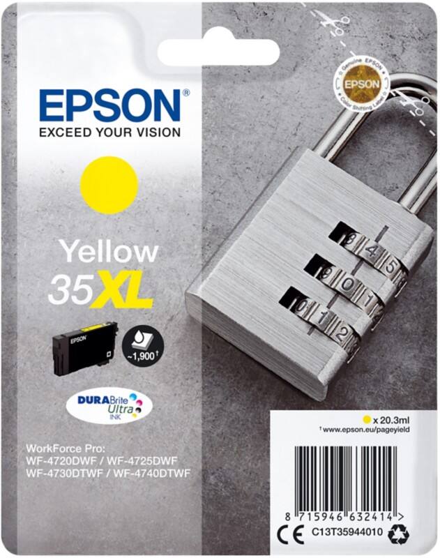 Epson 35XL Origineel Inktcartridge C13T35944010 Geel