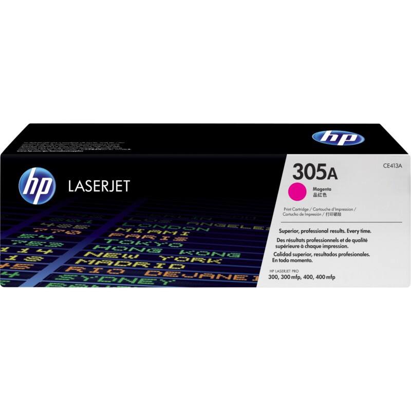 HP 305A Origineel Tonercartridge CE413AC Magenta