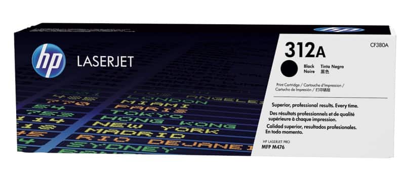 HP 312A originele tonercartridge CF380A zwart
