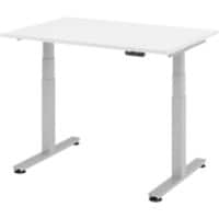 Hammerbacher Zit-sta bureau XDSM12/W/S Wit 1.200 x 800 x 635 mm