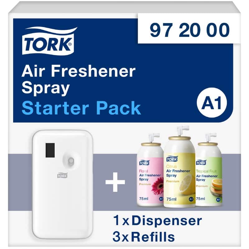 Tork Starterpack Luchtverfrisser-dispenser A1 Fris