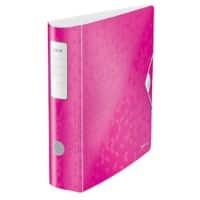 Leitz 180° Active WOW Ordner A4 82 mm Roze 2 ringen 1106 Polyschuim Staand Recycled 60%