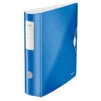 Leitz 180° Active WOW Breed Ordner A4 82 mm Blauw 2 Ringen 1106 Polyschuim Staand Gerecycled