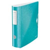 Leitz 180° Active WOW Breed Ordner A4 82 mm IJsblauw 2 Ringen 1106 Polyschuim Staand Gerecycled