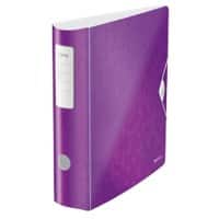Leitz 180° Active WOW Breed Ordner A4 82 mm Paars 2 Ringen 1106 Polyschuim Staand Gerecycled