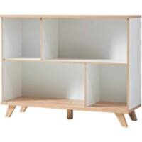 GERMANIA kast Oslo laden wit, eiken 1.200 x 400 x 910 mm