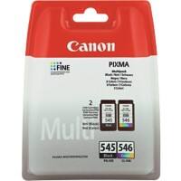 Canon PG-545/CL-546 Origineel Inktcartridge Zwart, cyaan, magenta, geel Duopak 2 Stuks