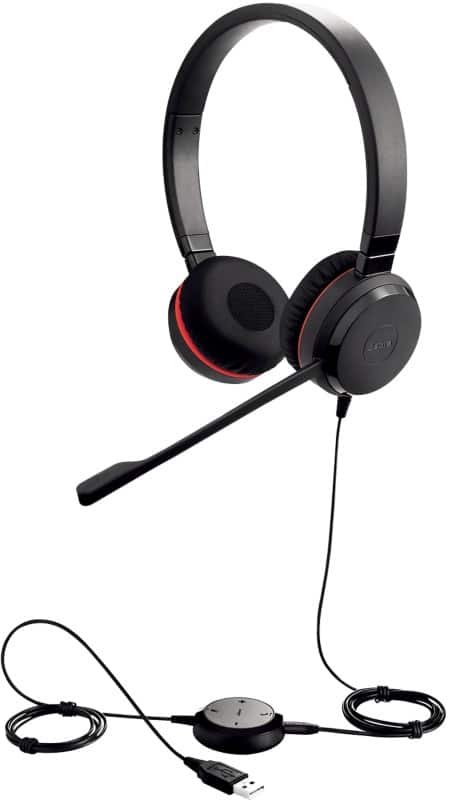 Jabra EVOLVE 30 II UC Bedraad Headset Over het hoofd 3,5 mm Jack Noise-cancelling microfoon Met microfoon Stereo Zwart