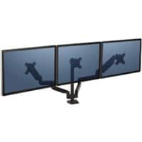 Fellowes Platinum serie Driedubbele monitorarm Hoogteverstelbaar 27 inch Zwart