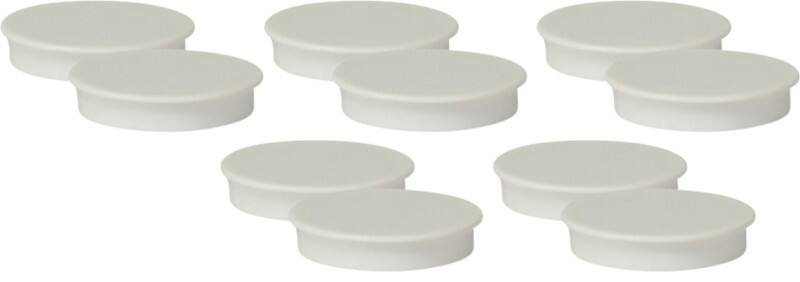 Viking Magneten Wit 2,2 kg draagkracht 40 mm 10 Stuks