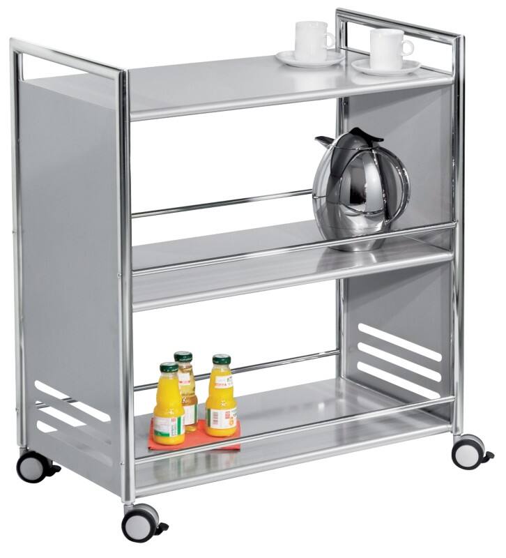 Kerkmann Niet hoogteverstelbaar Serveerwagen Artline 3371 Staal 700 x 400 x 840 mm
