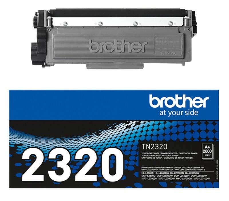 Brother TN-2320 Origineel Tonercartridge Zwart